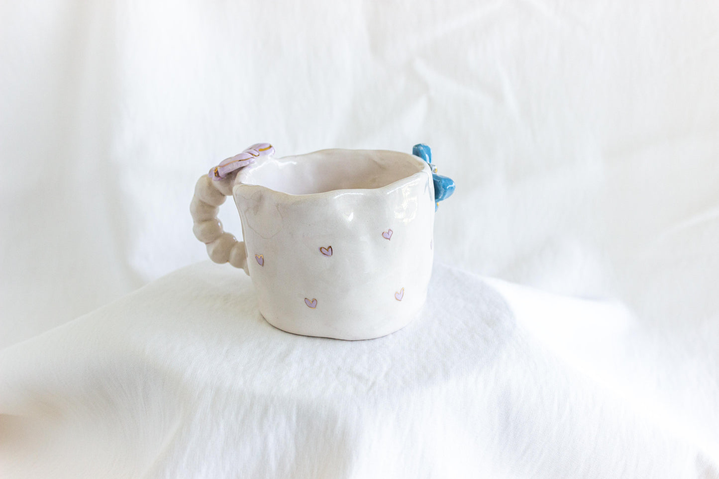 I'm Just a Girl Mug ππΈ 24k gold lustre