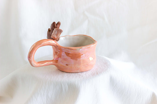 Oh My Squirrel Mug, Mother of Pearl Lustre ✨🐿️🥜