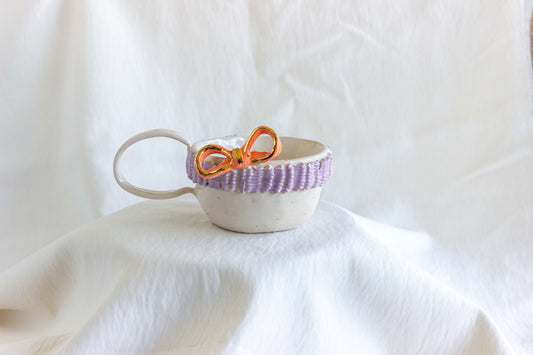 Ribbon Ribbon Mug, 24k Gold Lustre 🎀💗