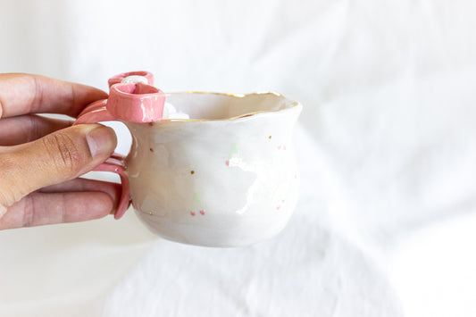 Ribbon Mug 💖✨ 24k Gold Lustre
