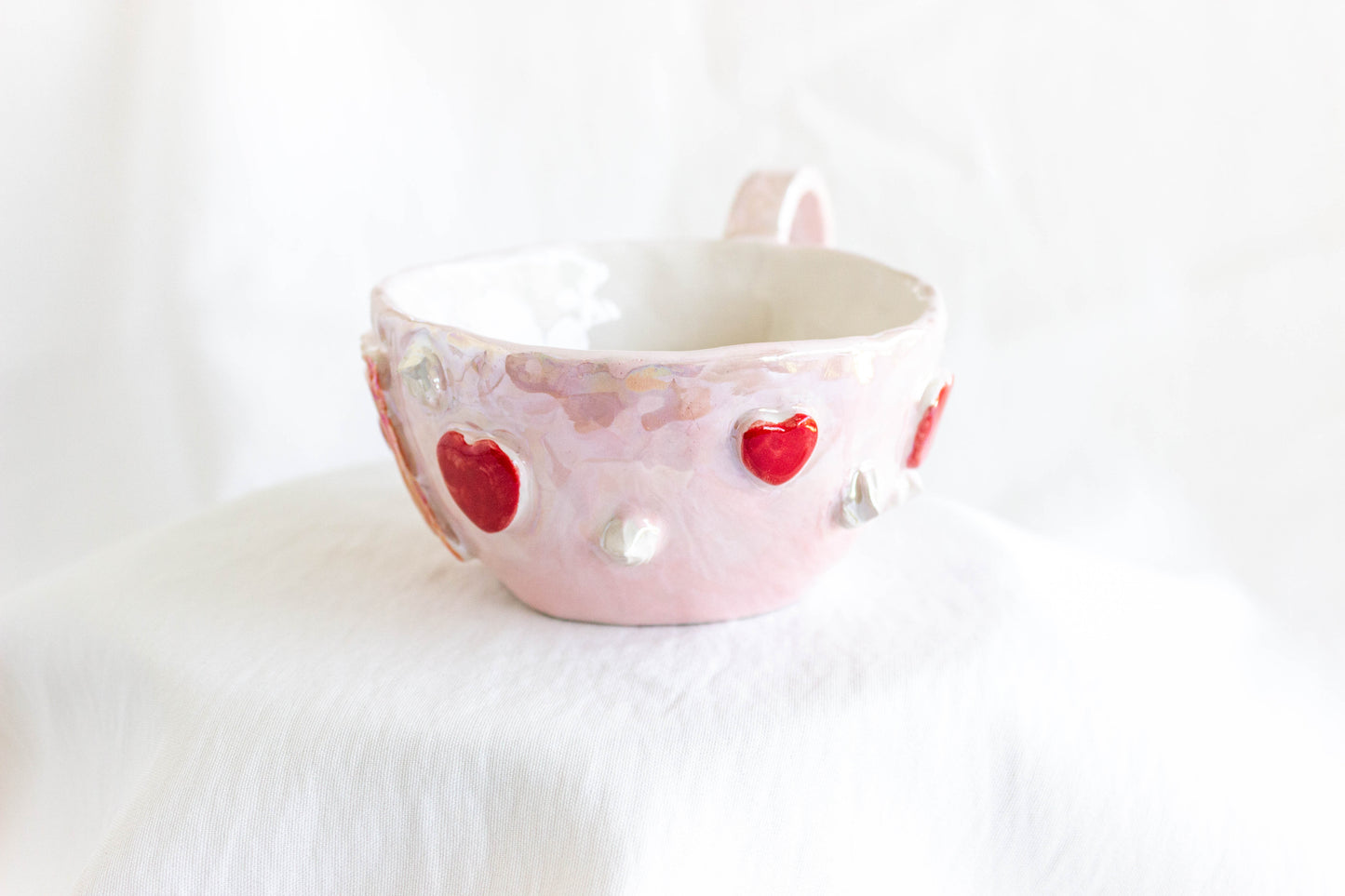 Cuore Mio Mug, Mother of Pearl Lustre 💖💘