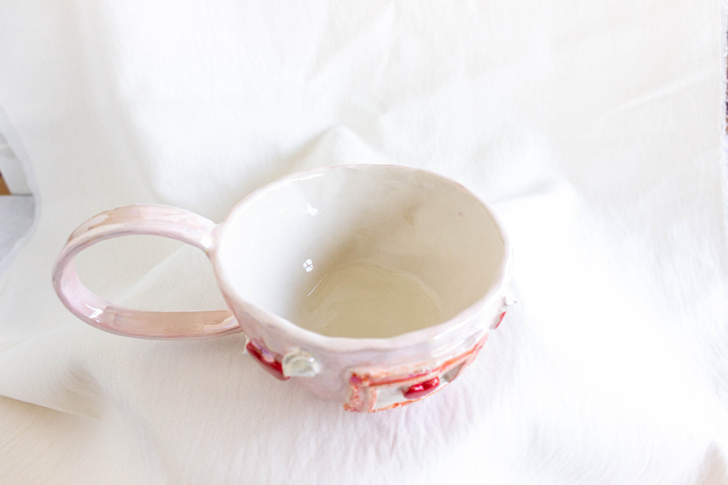 Cuore Mio Mug, Mother of Pearl Lustre 💖💘