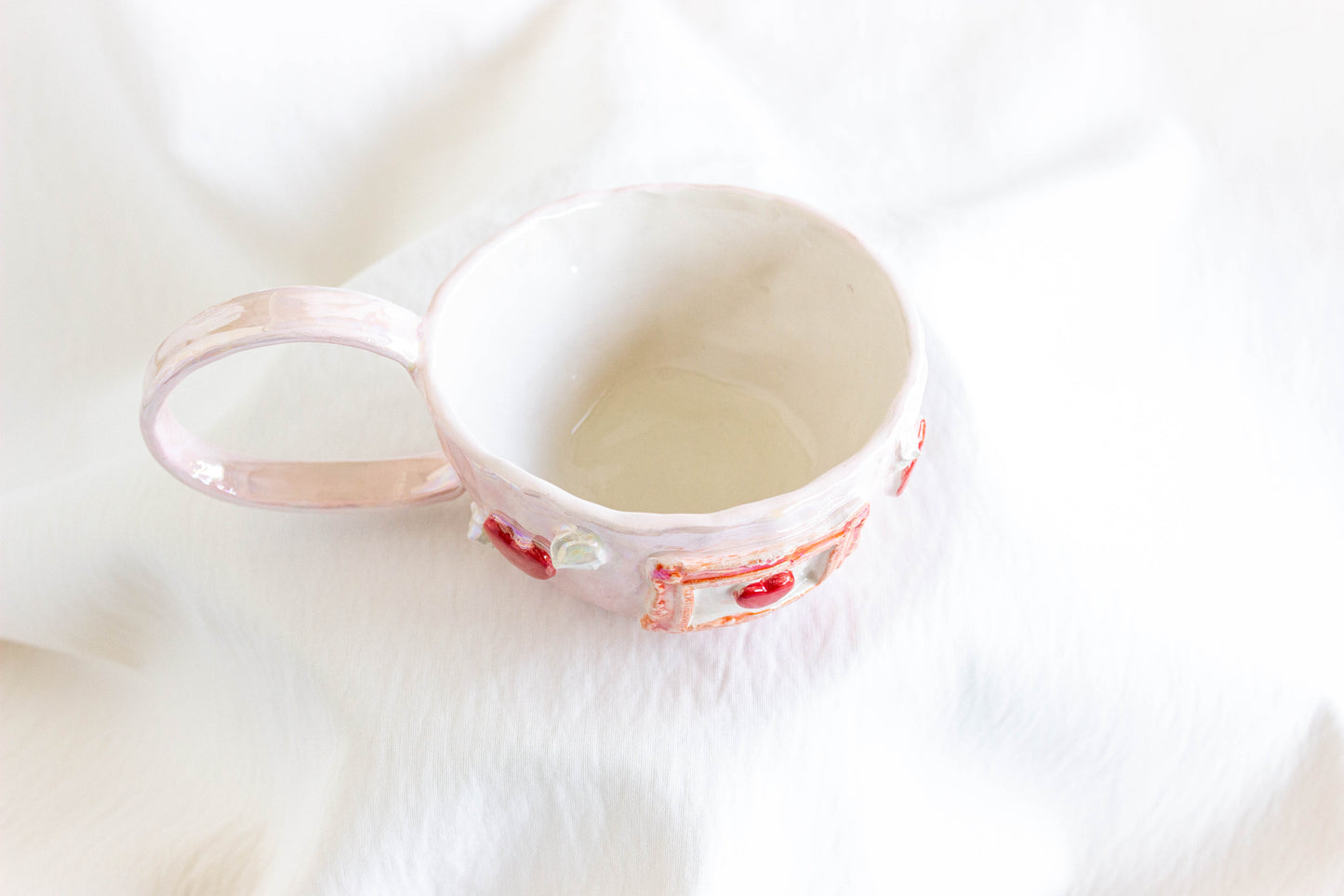 Cuore Mio Mug, Mother of Pearl Lustre 💖💘